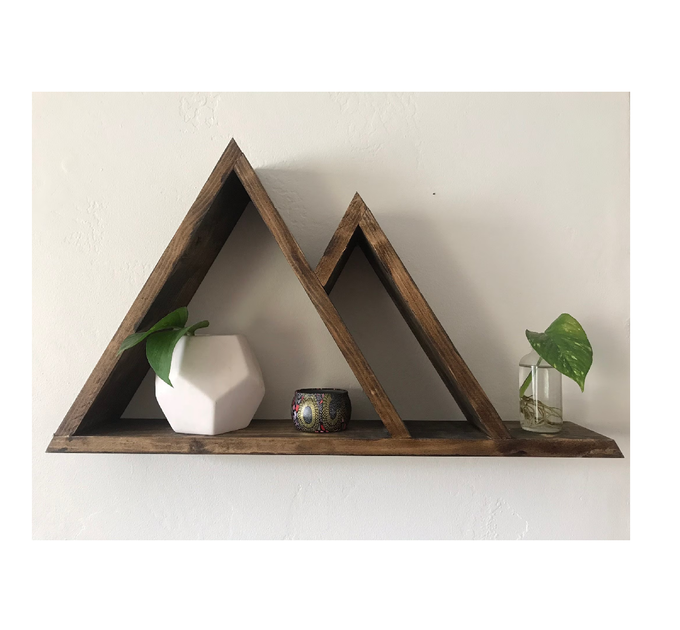 New Design Good Quality Wall Hanging Home Decorations items Triangle shape flower pot hanger At Best Price From Indian Supplier