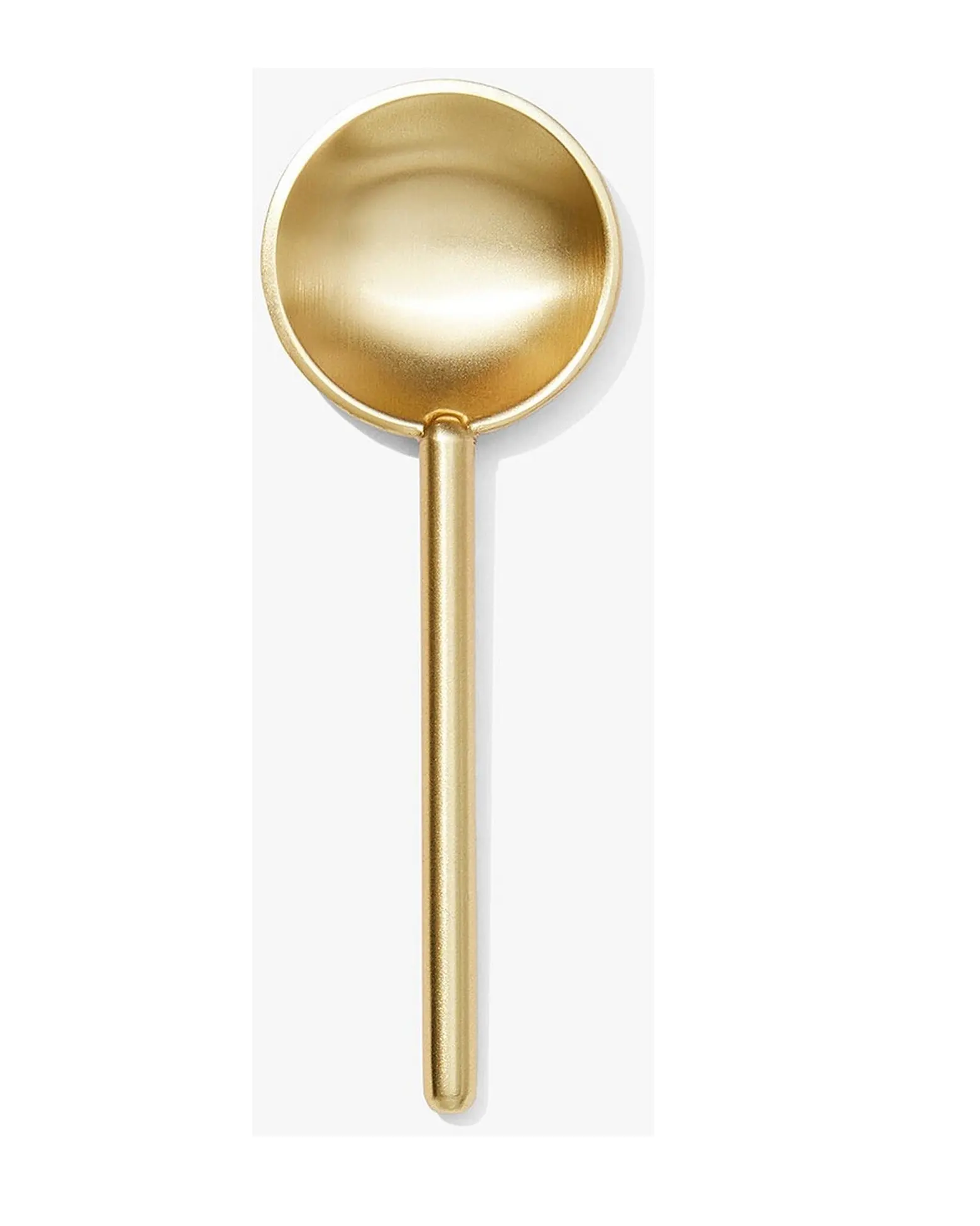 Cooking Ladle brass soup spoon Heat Resistance Integral Forming Stainless Steel Soup Ladle spoon high quality