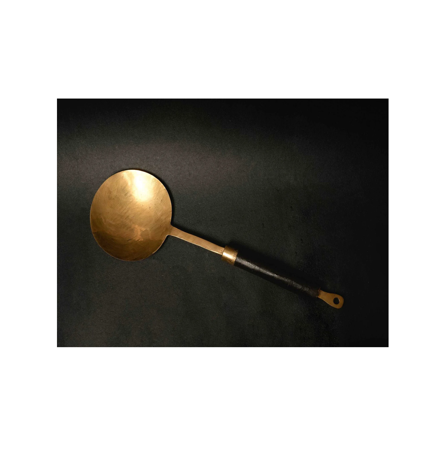 Cooking Ladle brass soup spoon Heat Resistance Integral Forming Stainless Steel Soup Ladle spoon high quality