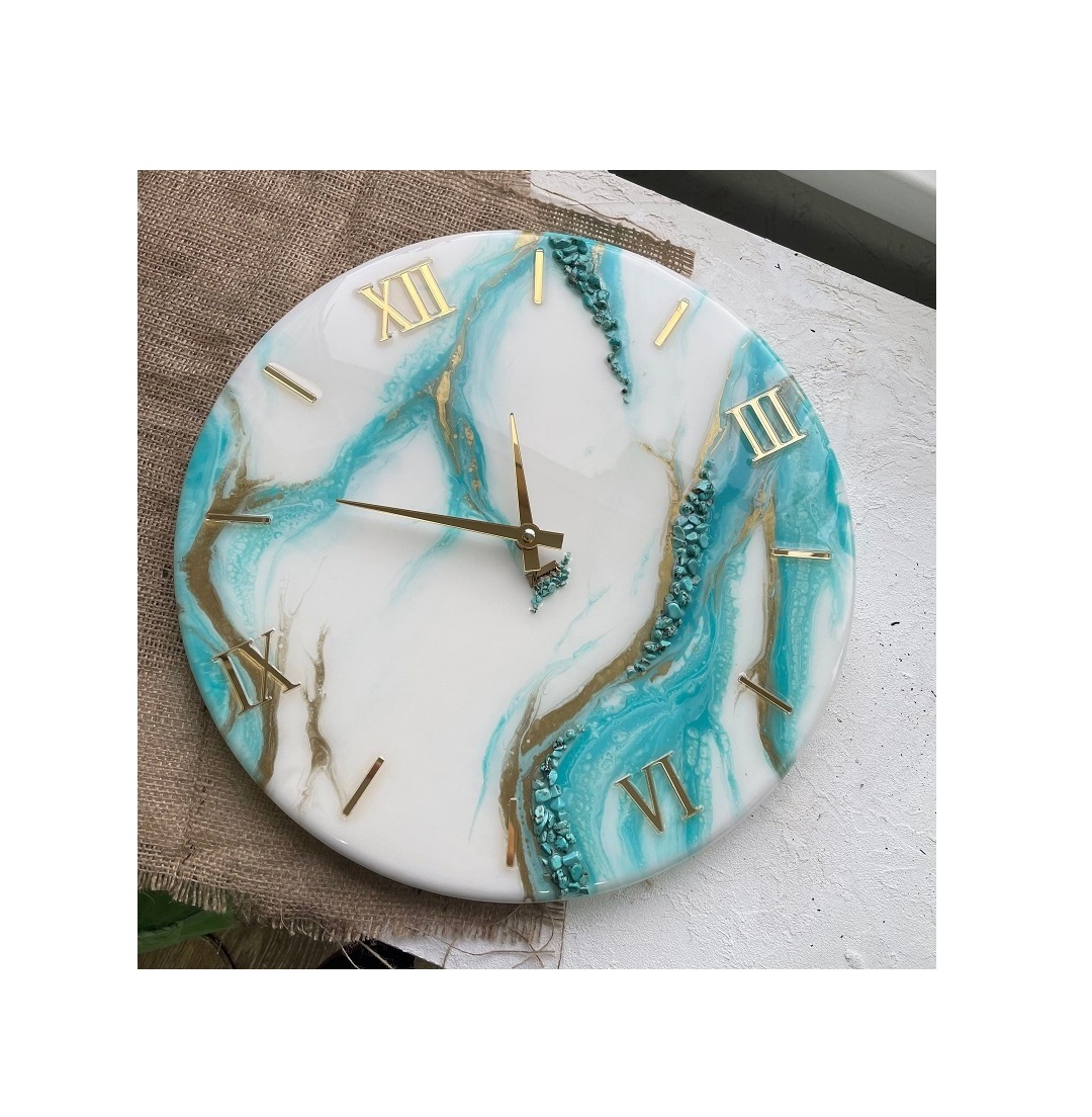 Best Selling Products Item Epoxy Resin Station Wall Clock With Exclusive Prices Double Sided Station Wall Clock