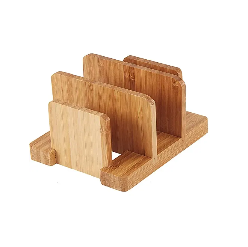 Hot selling wood cutting board stand and handicraft best quality piece 4 holder stand for at best price