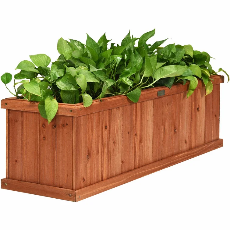 Mango Wood Indoor planters stand farmhouse garden home garden Wooden Plant flower Stand for hot sale product