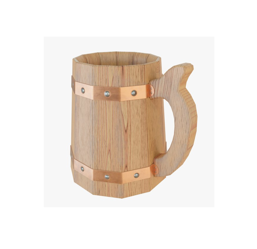 Hot Selling Handmade Beer Mug fancy coffee cups and mugs best two tone natural wood attractive design natural craft