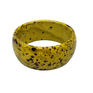 Attractive Design Wood Printed Bangle Best Looking Accessories For Sister Mother Birthday Gift At Affordable Price