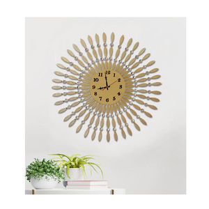 Exclusive Design Metal Wall Clock Unique Design For Living Room Bedroom Stylish Wall Clock  At Lowest Cost