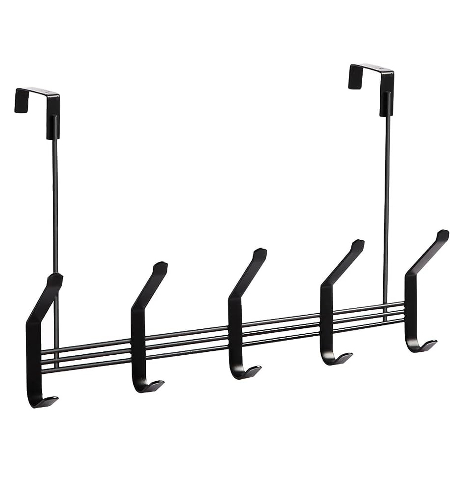 High Quality Creative Matte Black Towel Hooks Premium Adhesive Wall Hook Holder Wall Mount Hooks For top selling