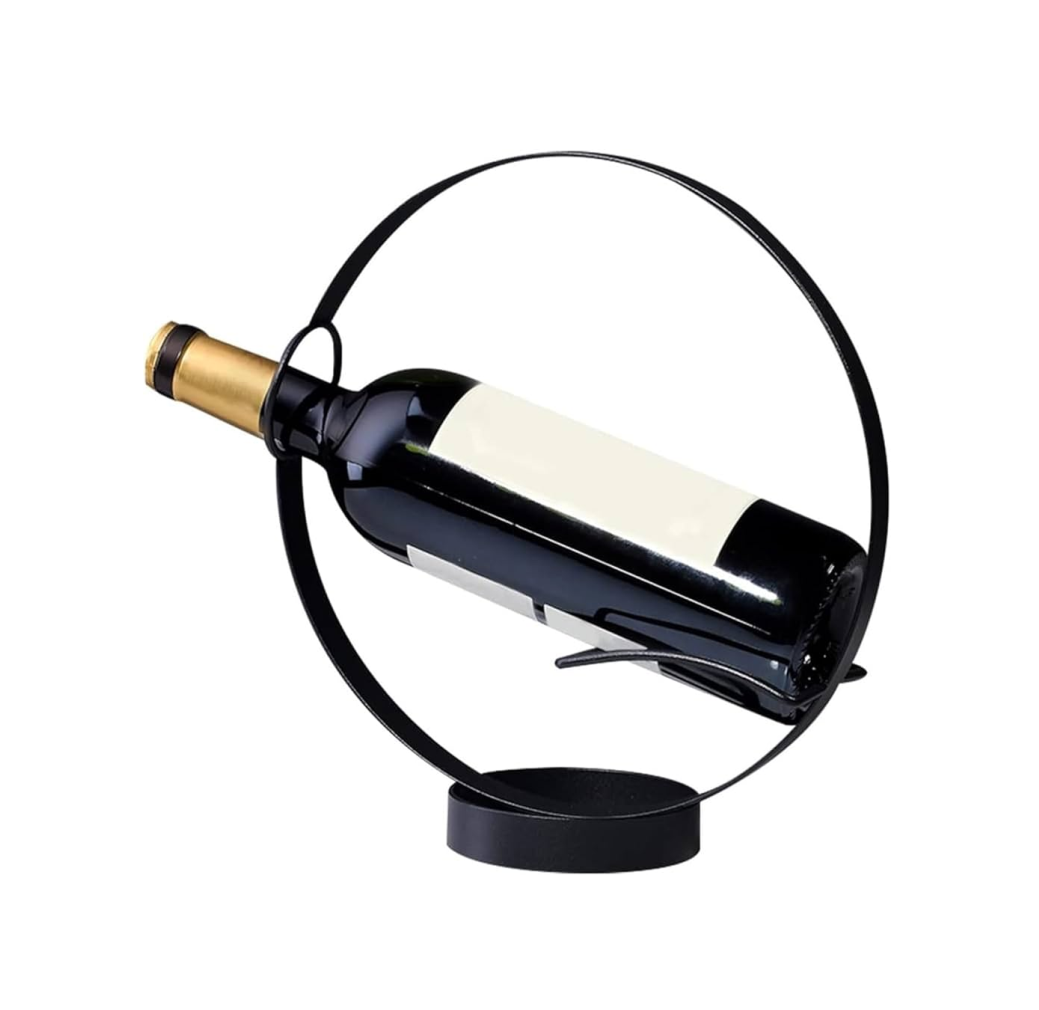 Metal Wine Bottle Holder Display Stand attractive design counter cabinet wine bottle holder top selling product