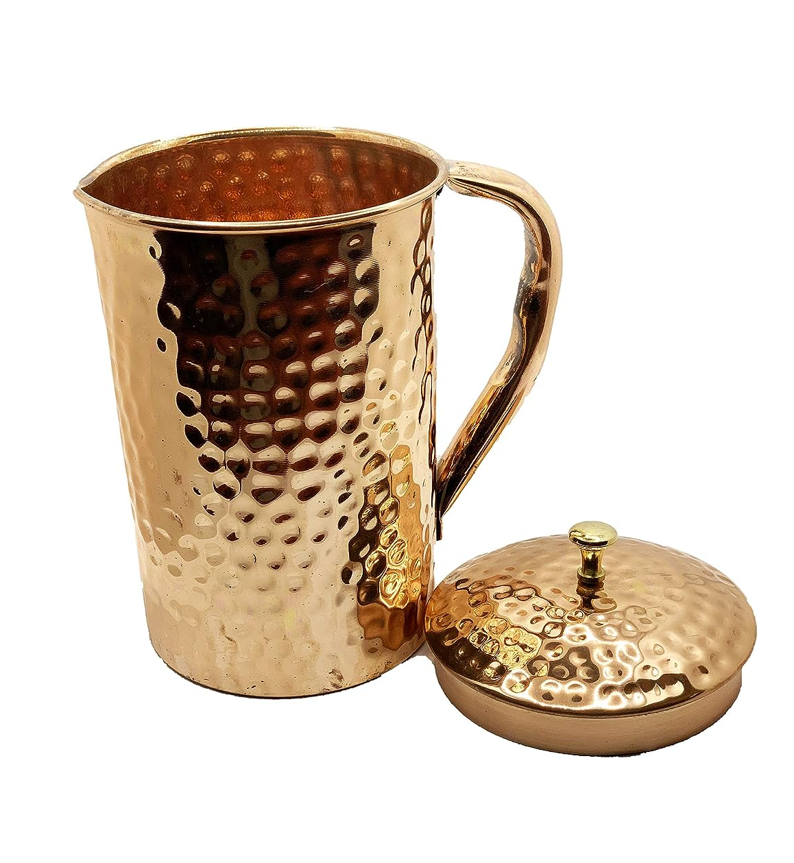 Luxury design Copper Ayurvedic Jug with Large Storing Space table decoration Designer Metal Jug At competitive price