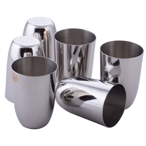 Best Selling Stainless Steel Beer Glass Metal Stackable Pint Cup Shatterproof Drinking Tumbler Wholesale price