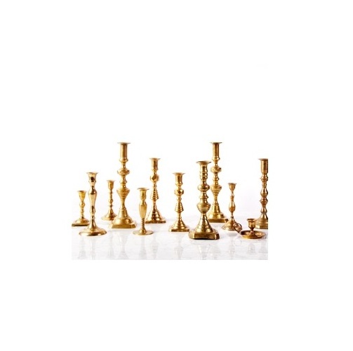 Unique Brass candle stand for centerpieces for wedding table candle holder for small size 1 piece decorative items for sale