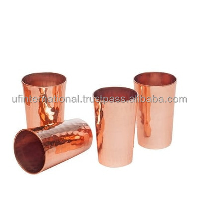 100%  copper glass best design copper glass Cup Drinking Glassware Glasses Tumblers and custom size top selling