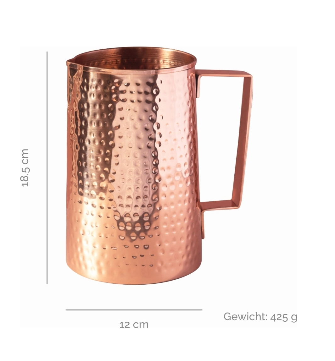 Luxury design Copper Ayurvedic Jug with Large Storing Space table decoration Designer Metal Jug At competitive price