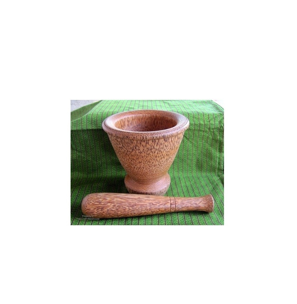 Natural Bowl Olive Wood Mortar and Pestle Set Garlic Pepper Herb Spice Pellet Grinder Wood Guacamole Maker Cheap price