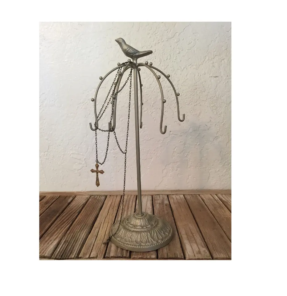 New design brass Jewelry holder stand for Earring Hanger with Brass Hooks Birds designing Jewelry Holder for sale