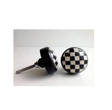 Classic Handmade bone inlay knobs and cabinet drawer and handmade black white bone inlay knobs and best selling