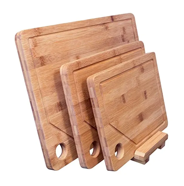 Hot selling wood cutting board stand and handicraft best quality piece 4 holder stand for at best price