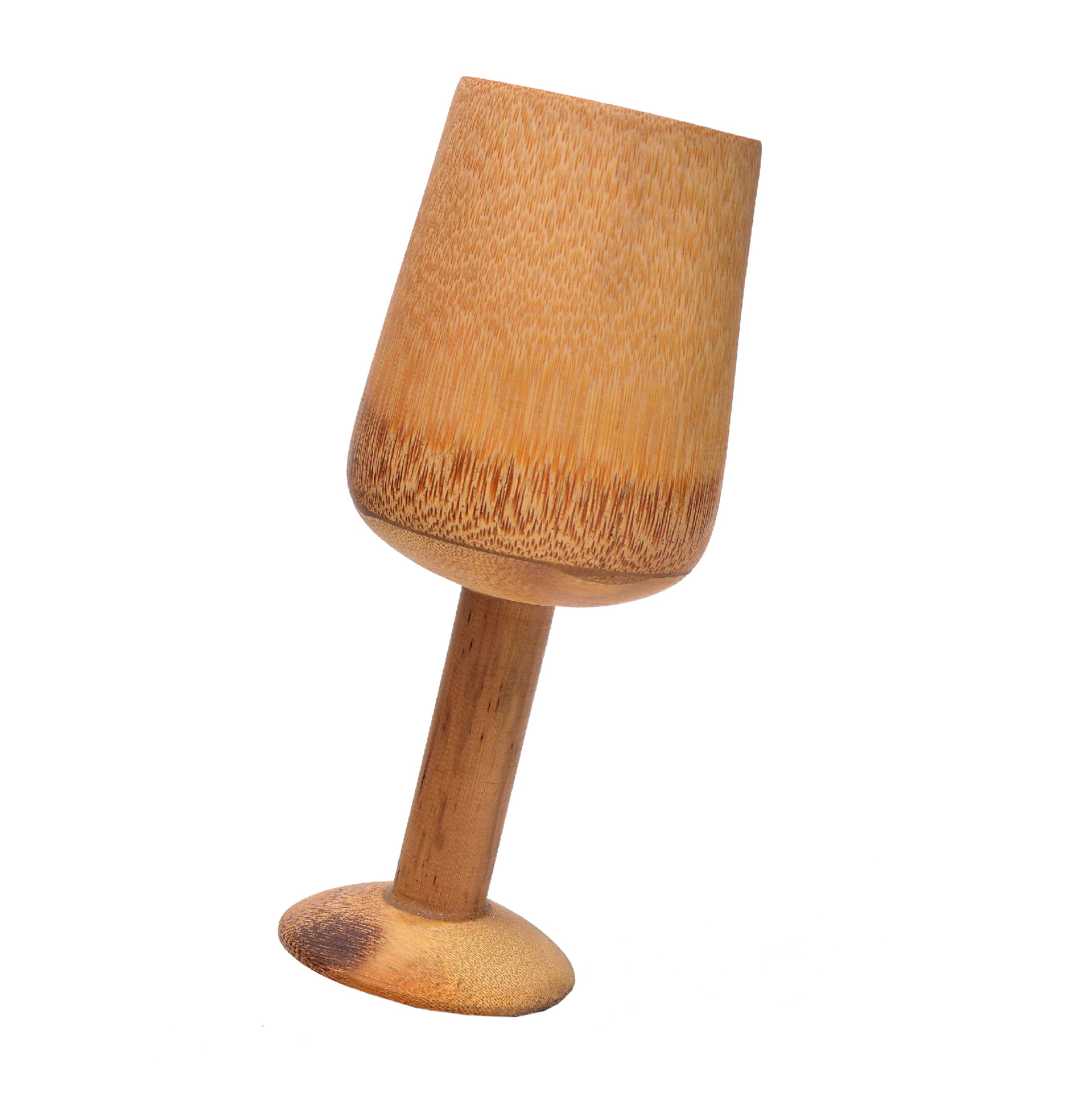 table top Acacia wooden wine glass set of 2 Customized nautical cocktail glass  excellent quality top quality product