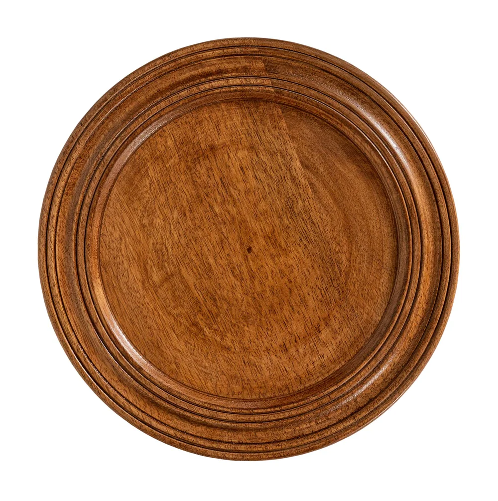 wood charger plate kitchen flatware item crockery set wood charger plate premium quality customize packing fast shipping