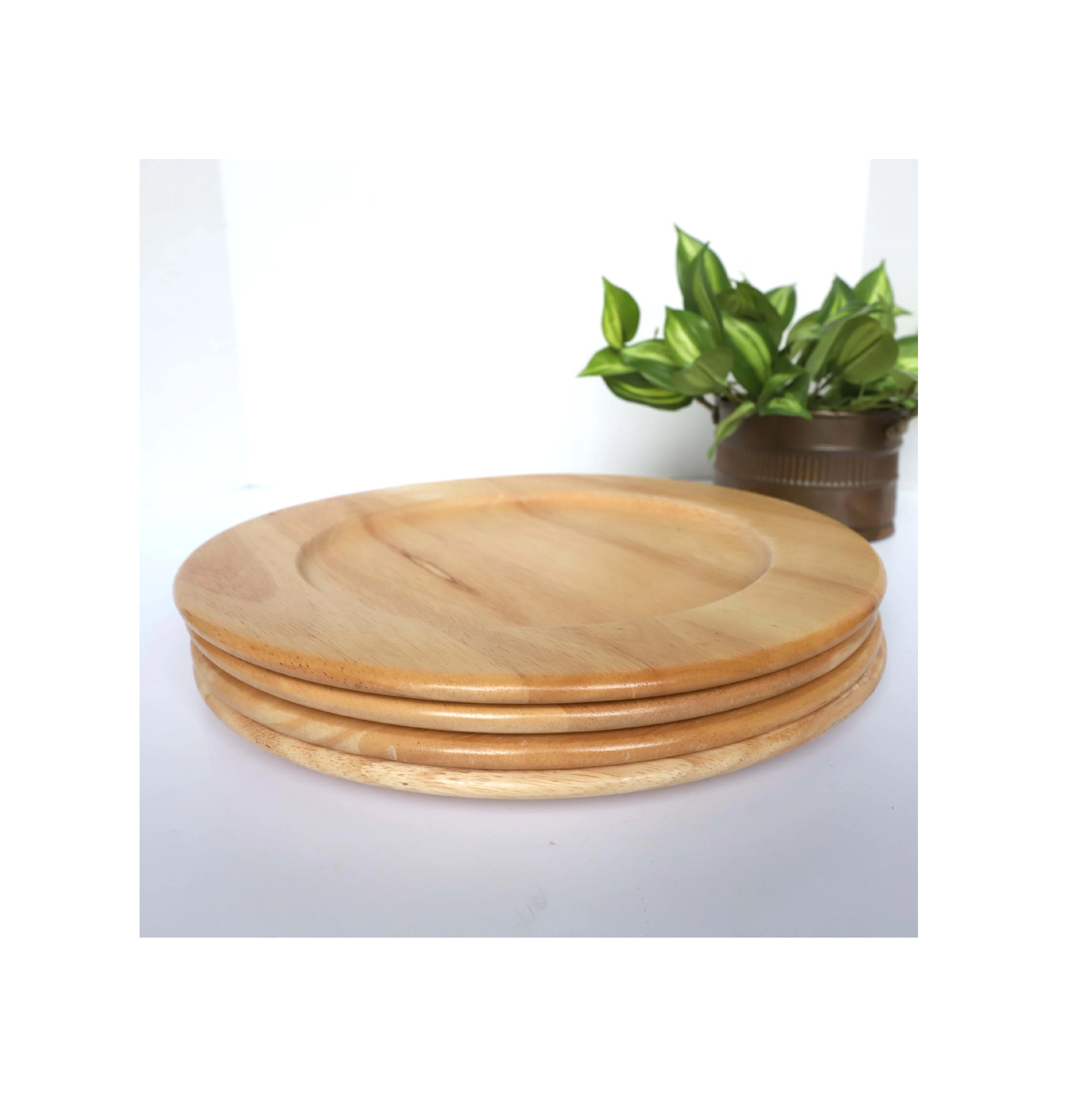 Wedding and Events Hotels Home Dinnerware Wooden charger plate top demanding high quality best selling product