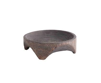 Handmade Wooden Foot Soak Spa Bowl wood Bowl Pedicure Chair Round Spa Bowl With Stand Hot Selling Piece