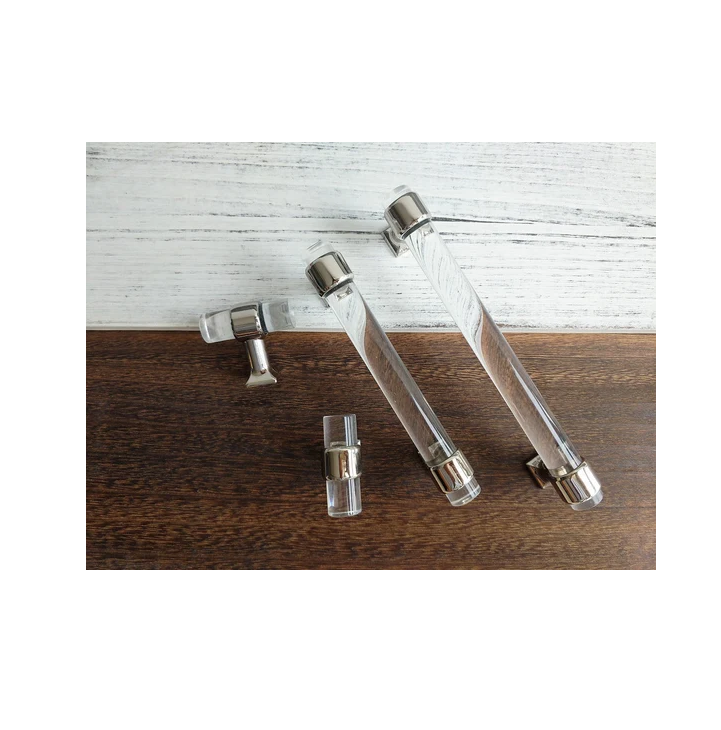 Furniture Hardware Pulls Adjustable Clear Acrylic Cabinet Pulls and Handles Classic design At Reasonable rate