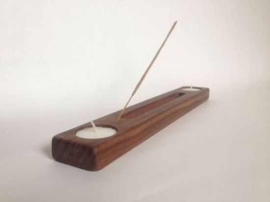 New High Quality 1 piece Stick Incense Plate Holder Fragrant Ware Stick Incense Burner Wooden Holder with decorative use