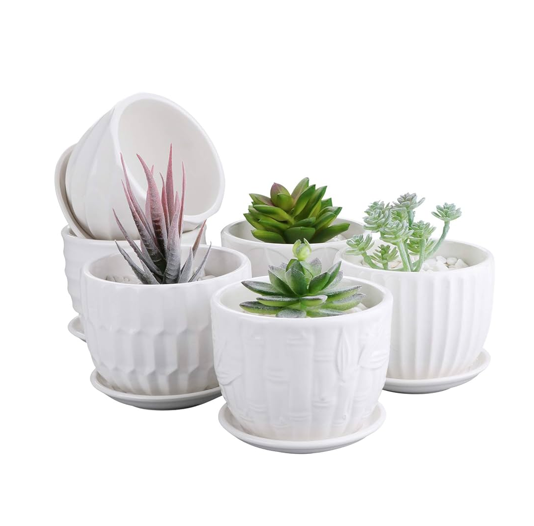 New Design Ceramic flower pots Waterproof Standing Garden Vase With bottle design Decoration Flower Pot With Discount price