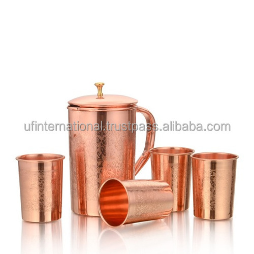 100%  copper glass best design copper glass Cup Drinking Glassware Glasses Tumblers and custom size top selling