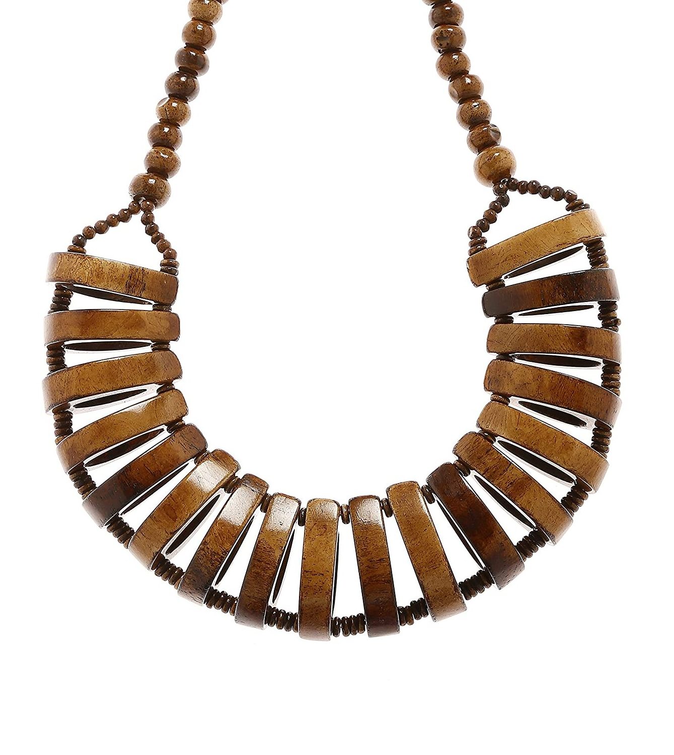 New attractive design wood necklace Wooden Disc Pendent Necklace with handmade Design at affordable price