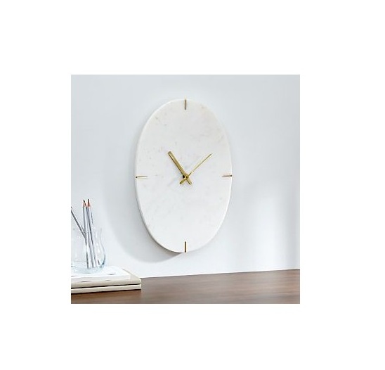 Antique Table Watch Marble Wall Clock Decorate for Living Room birthday gift uses customized for sale product