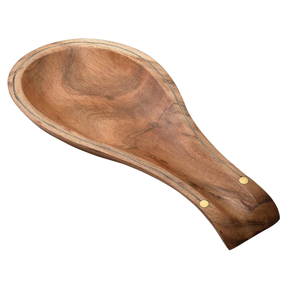 Multi Functional Wood Spoon Rest Use as an organizer or spoon rest Perfect gift item for family and friends hot selling