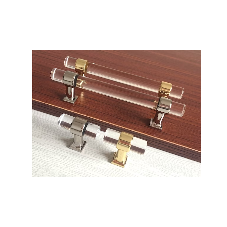 Furniture Hardware Pulls Adjustable Clear Acrylic Cabinet Pulls and Handles Classic design At Reasonable rate