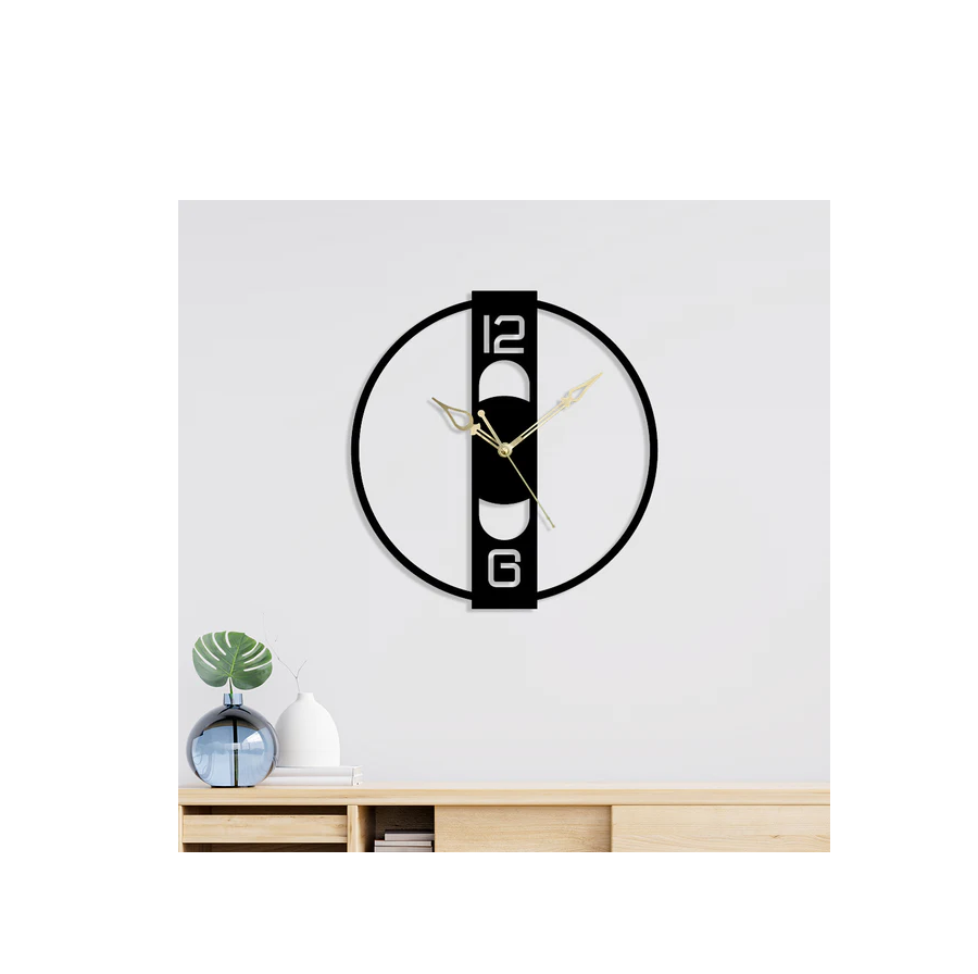 Exclusive Design Metal Wall Clock Unique Design For Living Room Bedroom Stylish Wall Clock  At Lowest Cost