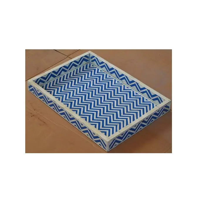 Modern Design Standard Quality Bone Inlay Serving Tray Tea Serving Tray Nesting adorable design at competitive price