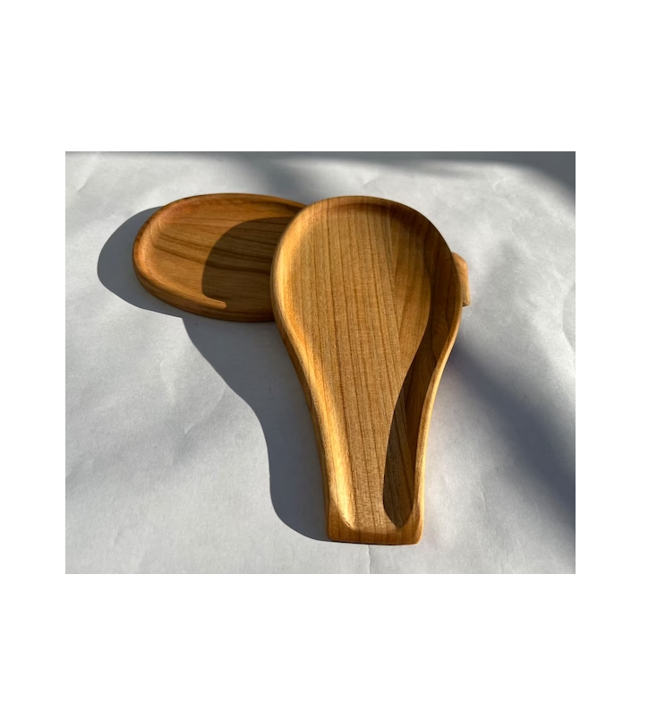 Multi Functional Wood Spoon Rest Use as an organizer or spoon rest Perfect gift item for family and friends hot selling