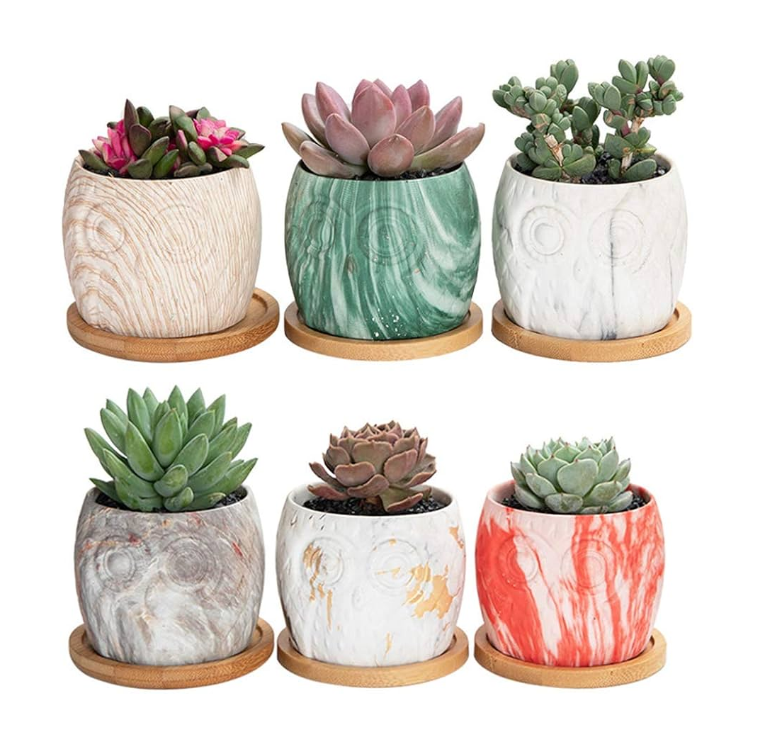 New Design Ceramic flower pots Waterproof Standing Garden Vase With bottle design Decoration Flower Pot With Discount price