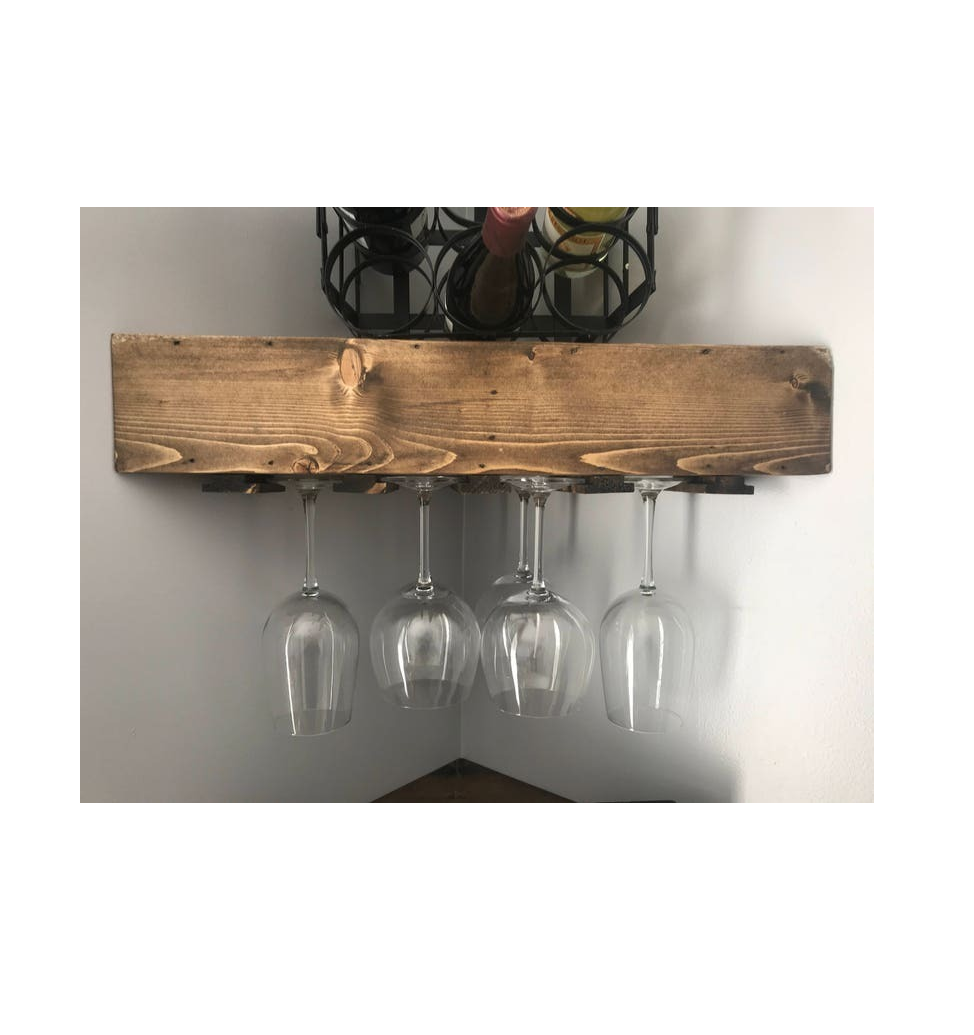 Top trending Barware tableware wooden glass holder stand admirable quality space saving furniture organizer at best price