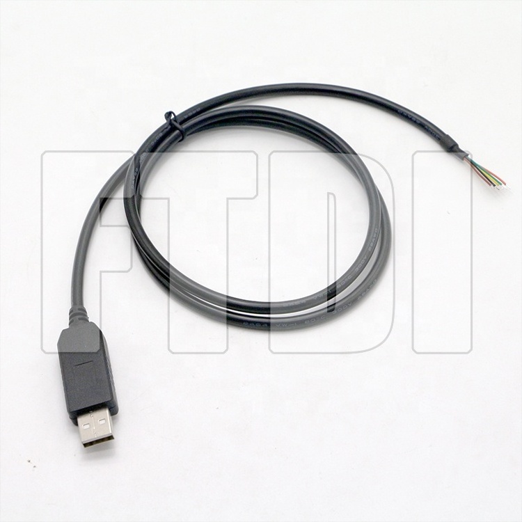 Custom FTDI FT232 Open Wires 5V 3.3V Bridge USB to Uart WE TTL Serial Cable