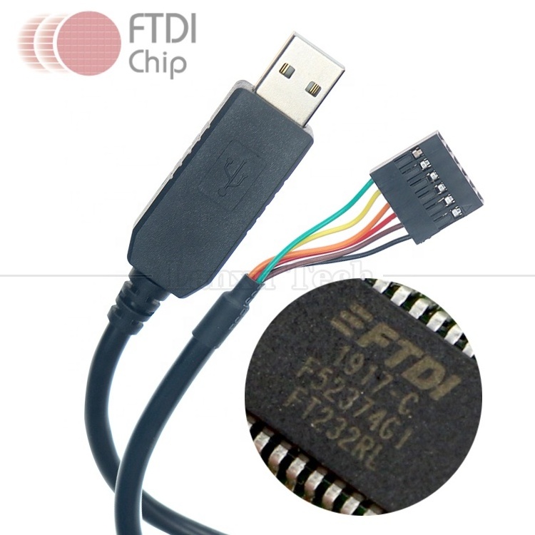 FTDI Chip FT232 USB to TTL 3.3V 5V Uart RTS CTS TXD RXD Serial Converter Cable for Arduino Raspberry Pi