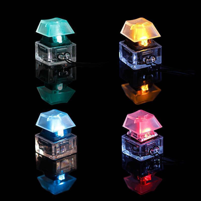 Stock Custom Logo Cherry MX Keychain Switch Tester Keyboard Gateron Colors Razer Cherry Profile Transparent Keycap keychain