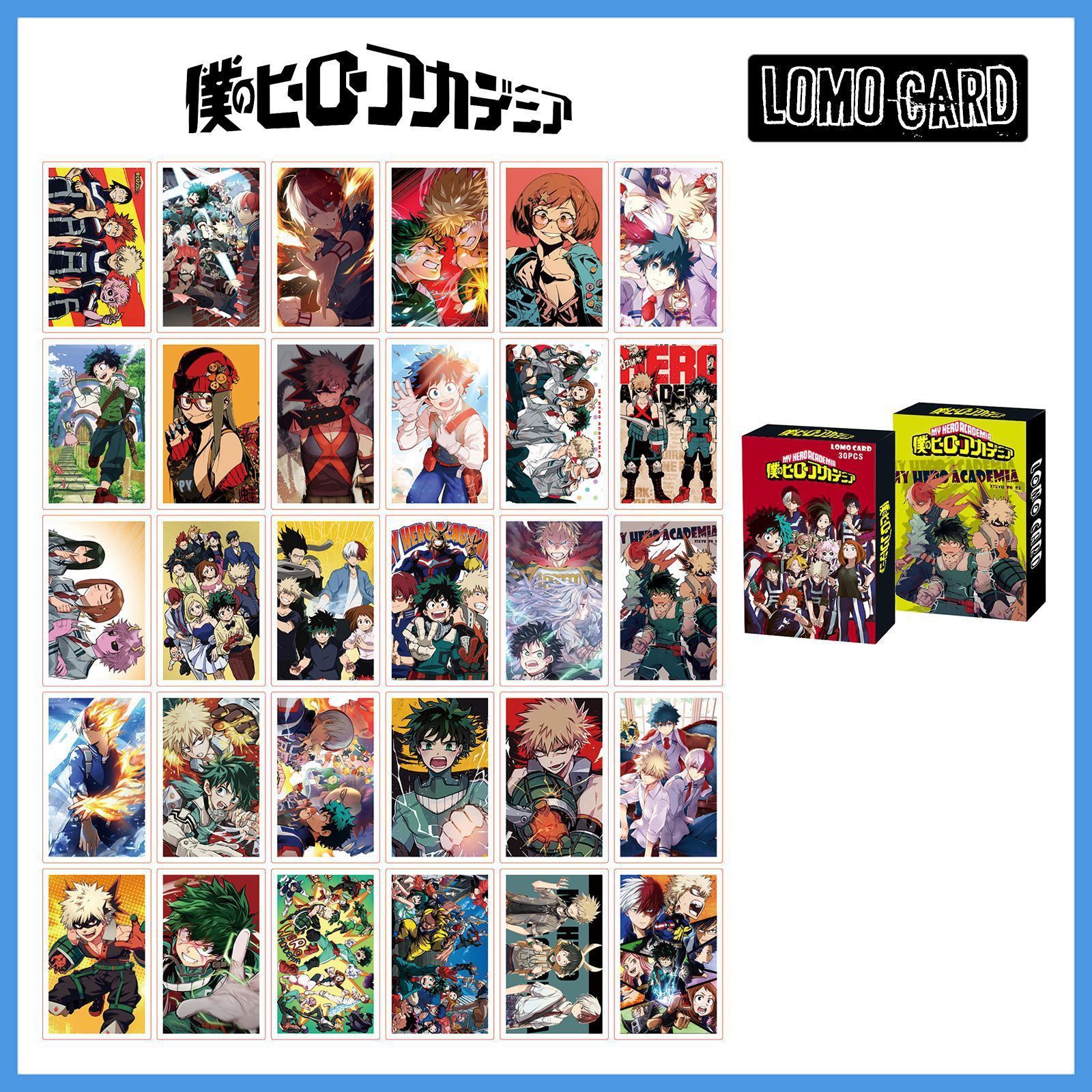 29Styles Japanese Anime Souvenir Tokyo Revengers Cards Jujutsu Kaisen Banana Fish Hunter Boxed Anime Lomo Card