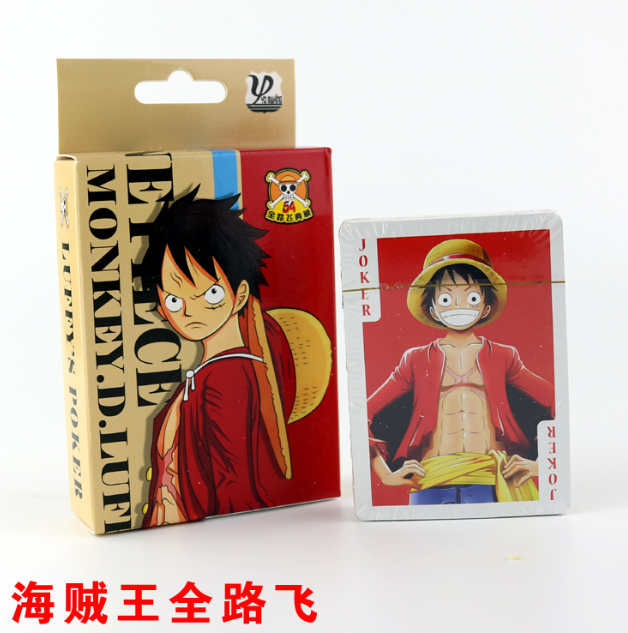 5design Luffy Playing Card Hot Japanese Roronoa Zoro Chopper Luffy Poker For Anime Fans