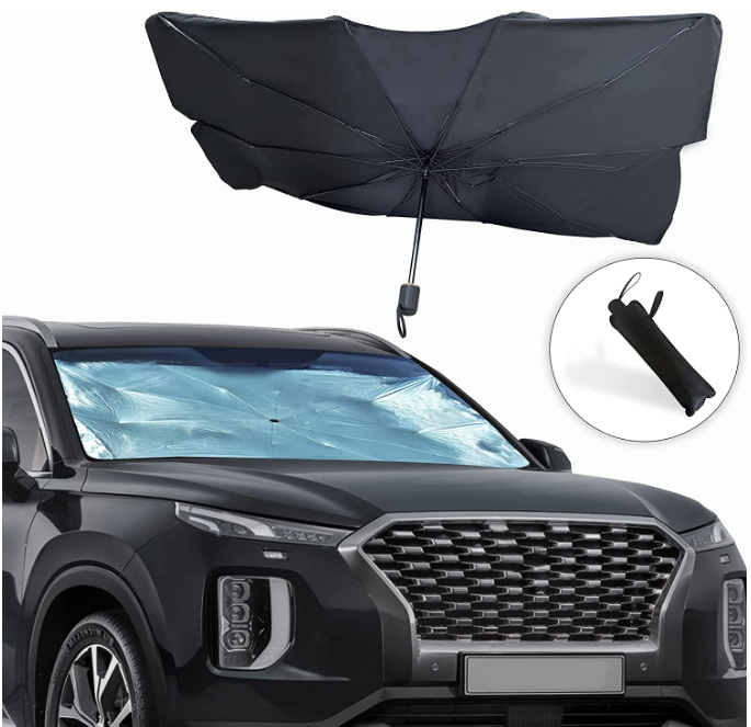 Foldable Car Sunshade Umbrella Type Sun Shade for Car Window Summer Sun Protection Heat Insulation Car Sunshade Umbrella