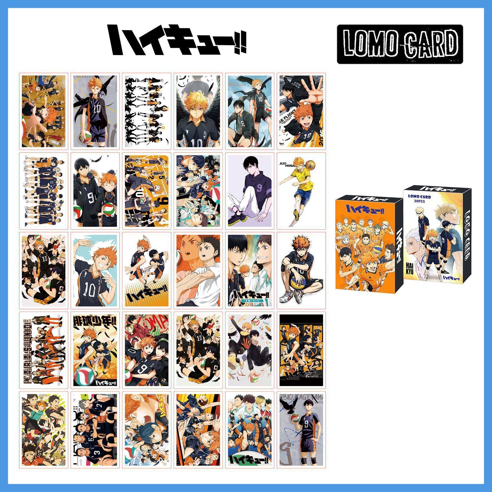 29Styles Japanese Anime Souvenir Tokyo Revengers Cards Jujutsu Kaisen Banana Fish Hunter Boxed Anime Lomo Card