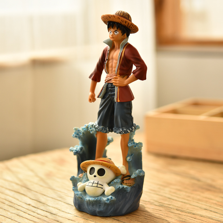 UFOGIFT Anime Lamp Luffy Resin Action Figure With Lights Collectible Model Christmas Gift Toy