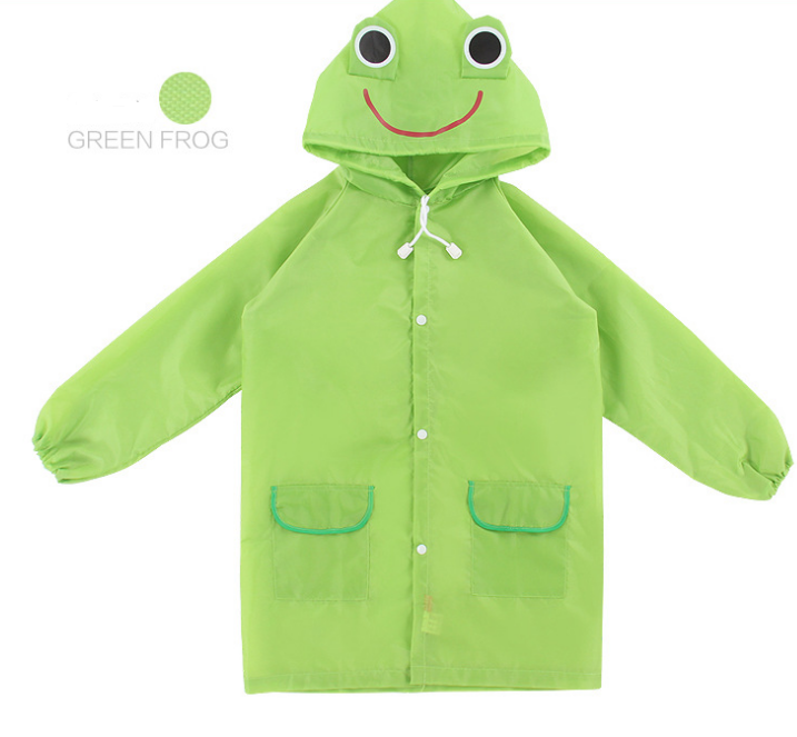 UFOGIFT Kids Rain Wear,Cartoon 3-10 years Toddler Raincoat Jacket Poncho for Boy Girl Portable Reusable Kids Rain Poncho