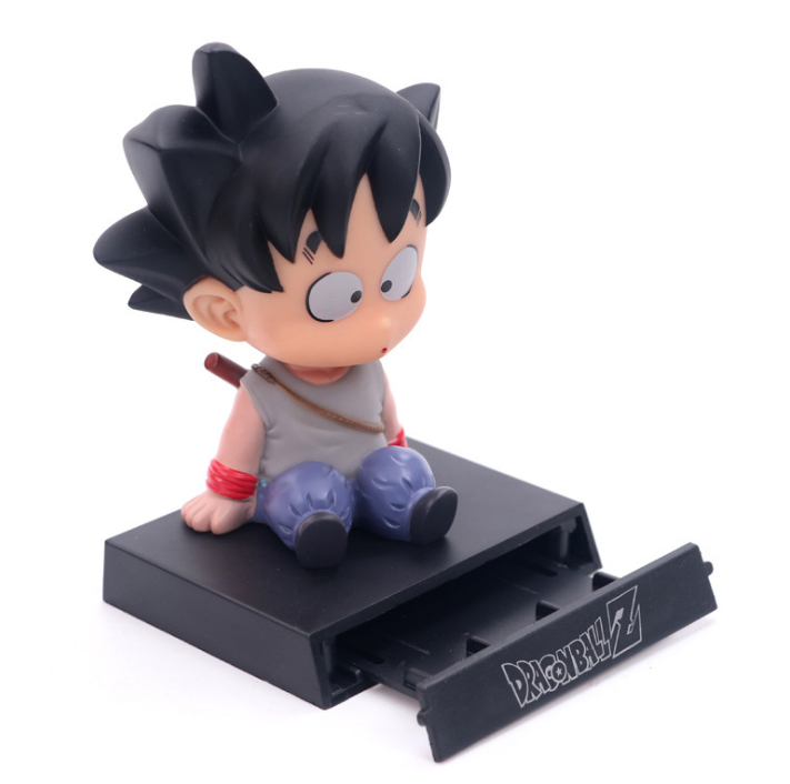 UFOGIFT Bezuto Anime Z Goku Action Figures DBZ Bobble Head Toy Phone Stand Goku Shake Head