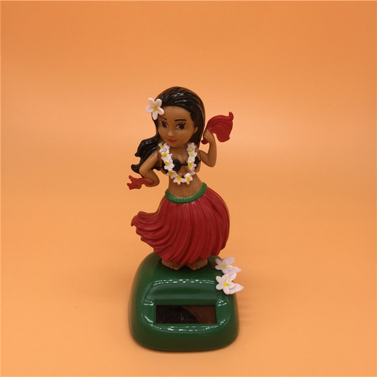 20styles Solar Hula Girl Dashboard Doll Hawaiian Bobbleheads for Car Toy Dancer Bobble Decorations,Car Dashboard Dancing Figure