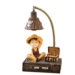 UFOGIFT Anime Lamp Luffy Resin Action Figure With Lights Collectible Model Christmas Gift Toy