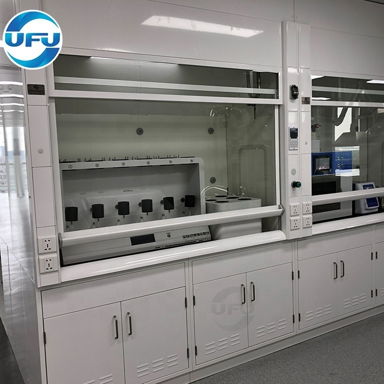 Laboratory Furniture Full Steel Fume Cupboard for School Chemistry Lab